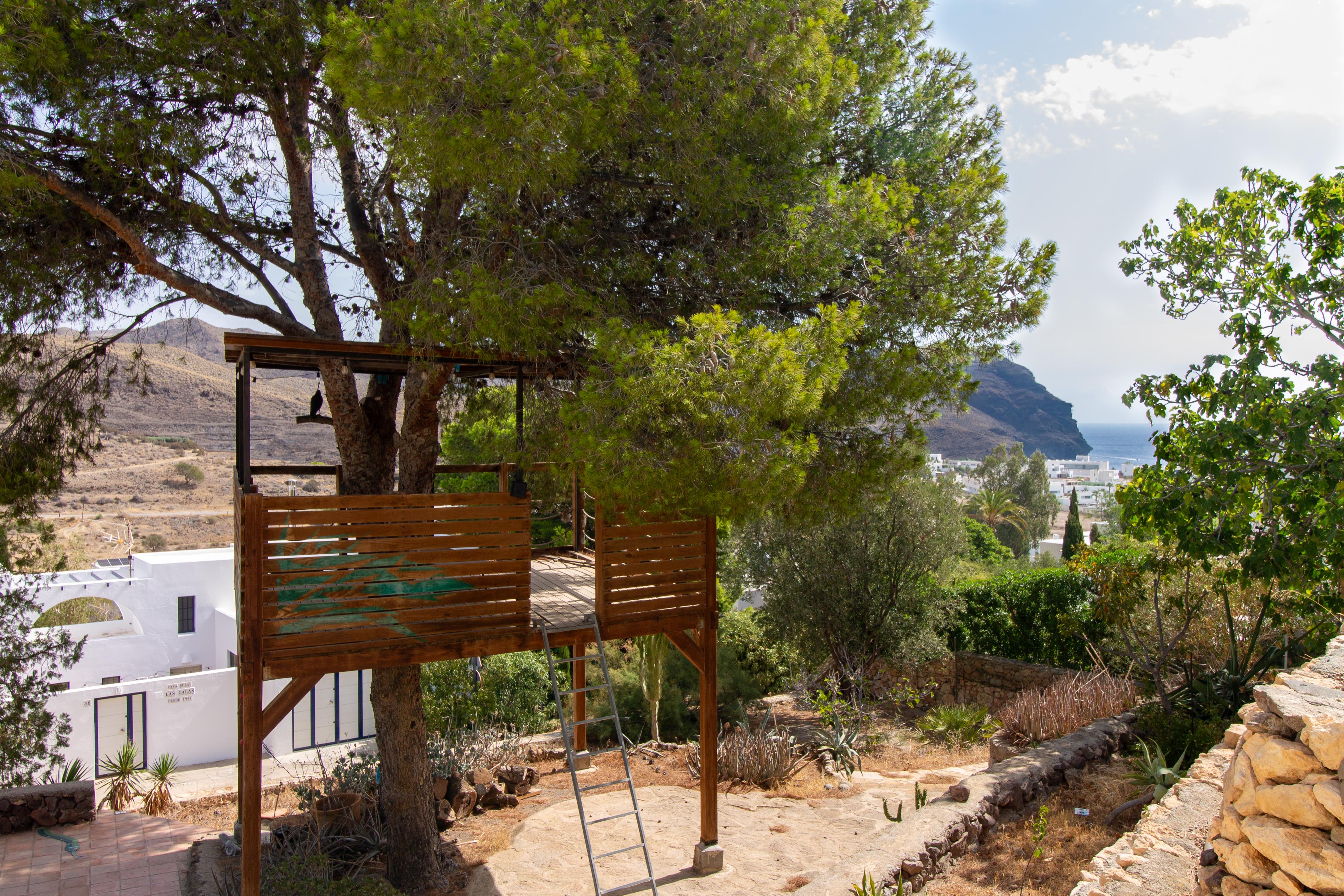 Casa con piscina y varias viviendas en Las Negras